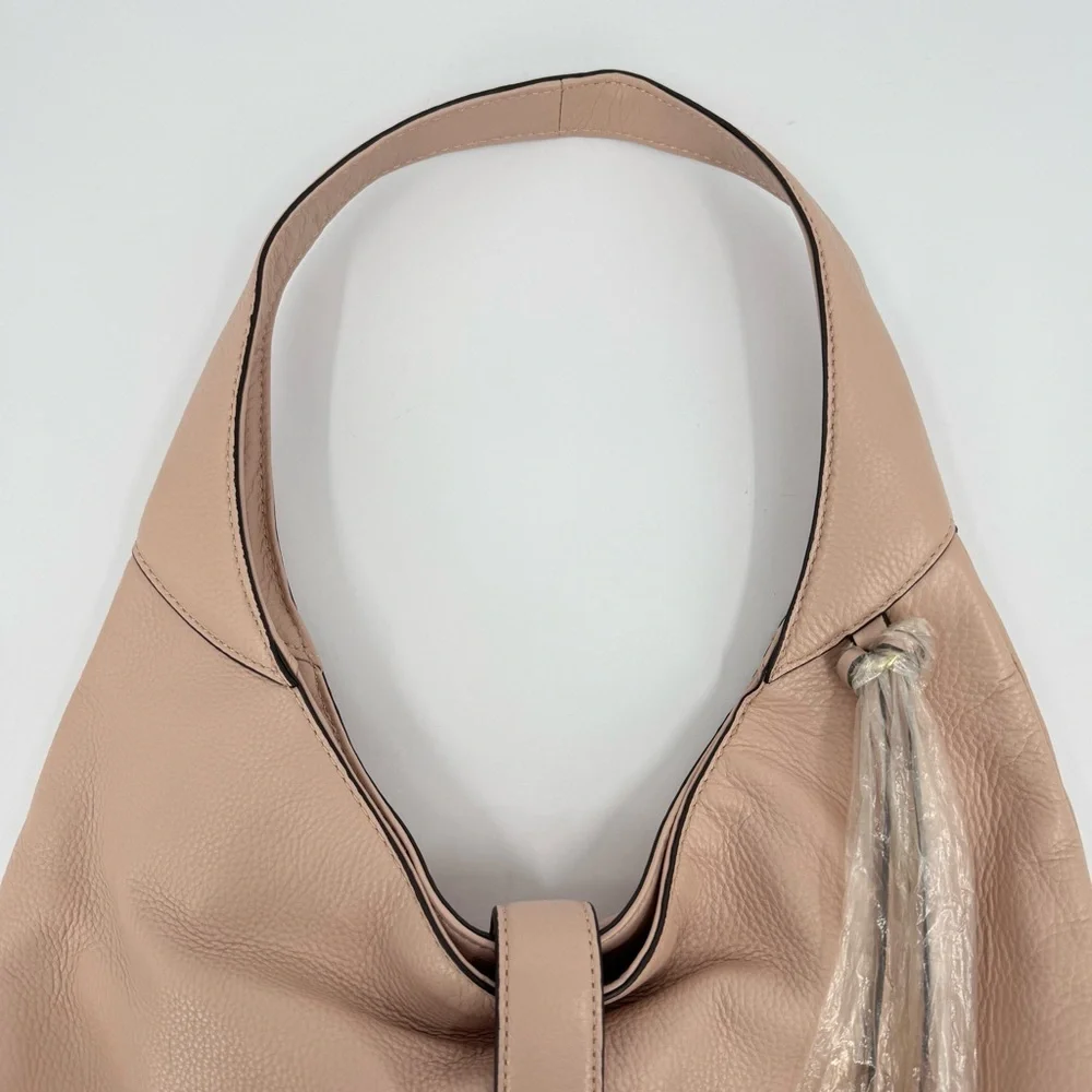 G.I.L.l. Classic Leather Hobo Verona Shoulder Bag in Blush Pink NWOT